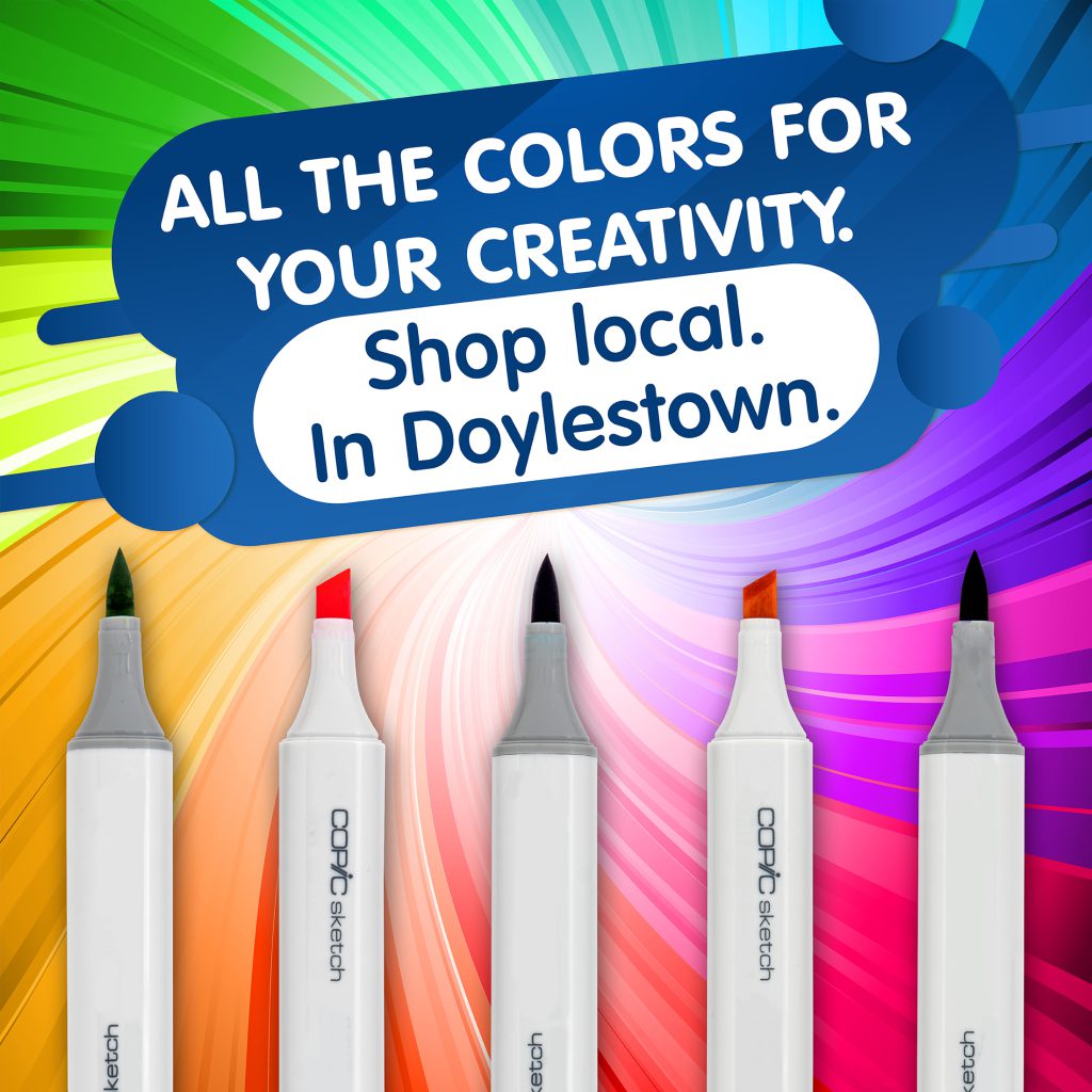 Copic marker ad design